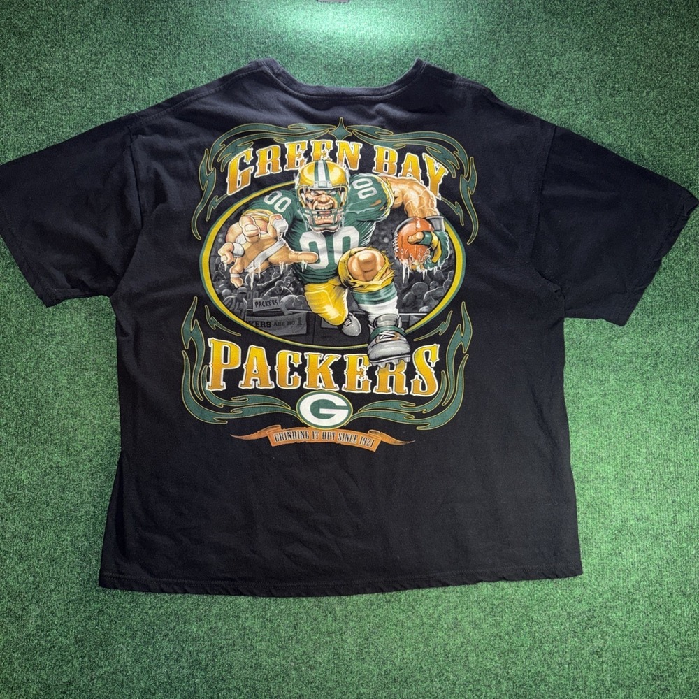 Green Bay Packers Graphic T Shirt Men's Size 2XL NFL Apparel